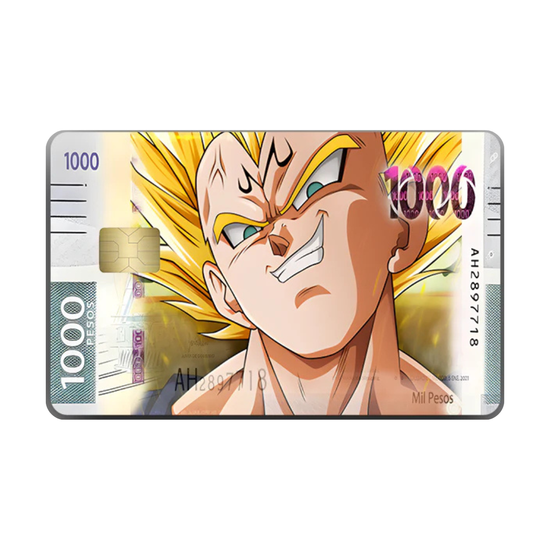 Dragon Ball Z Custom Vinyl Credit Card Sticker by CC Wraps