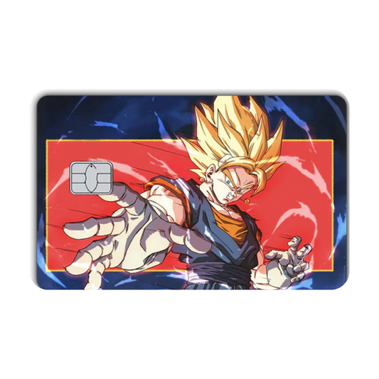 Super Goku Custom Vinyl Credit Card Sticker by CC Wraps