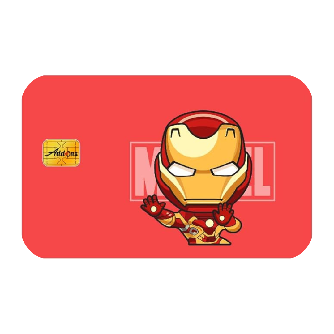 Iron Man Mini Custom Vinyl Credit Card Sticker by CC Wraps