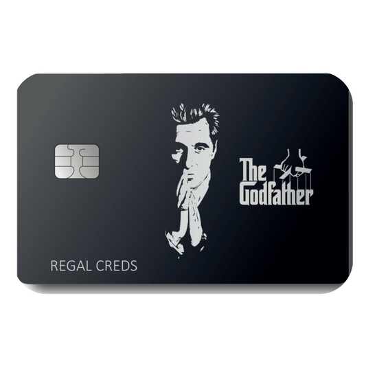 The God Father Custom Vinyl Credit Card Sticker by CC Wraps