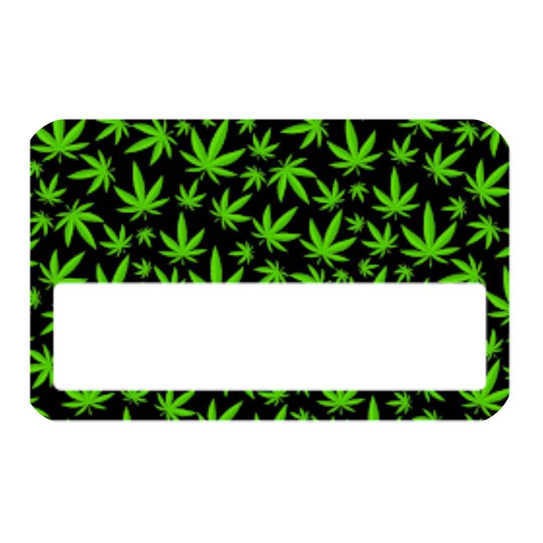 Weed Custom Vinyl Credit Card Sticker by CC Wraps