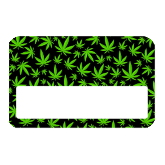 Weed Custom Vinyl Credit Card Sticker by CC Wraps