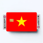 2PK Viet Nam Flag Credit Card Sticker Skin Vinyl Decal Protector