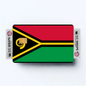 2PK Vanuatu Flag Credit Card Sticker Skin Vinyl Decal Protector