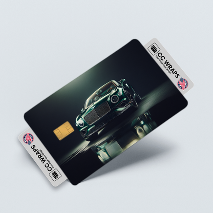2PK Bentley Continental Gt In Credit Card Skin – Vinyl Sticker Fits Debit Card