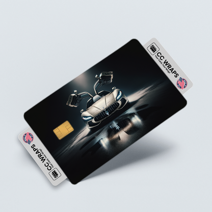 2PK Maserati Mc20 In Bianco Audace Credit Card Skin – Vinyl Sticker Fits Debit Card