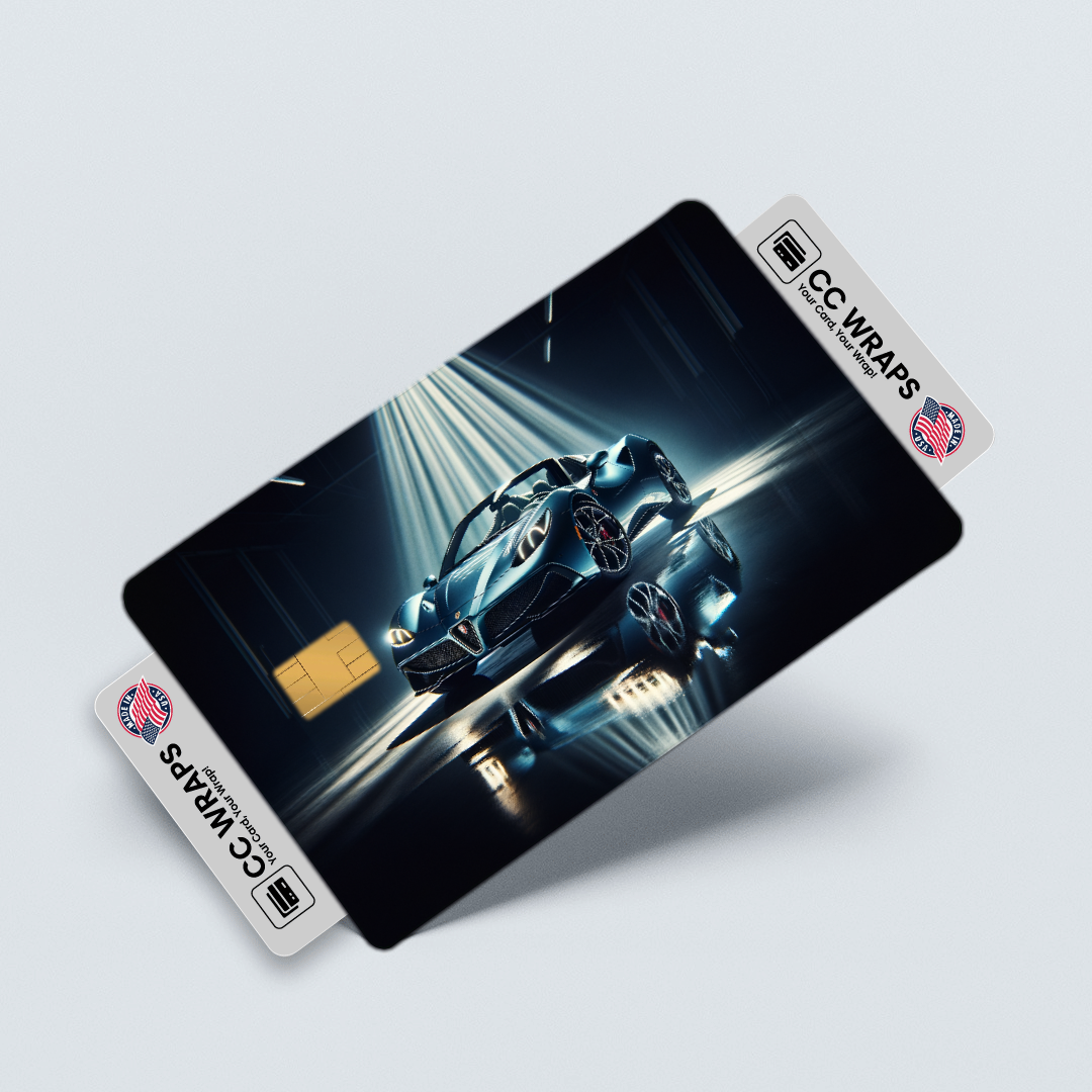 2PK Ferrari Portofino M In Blu Credit Card Skin – Vinyl Sticker Fits Debit Card