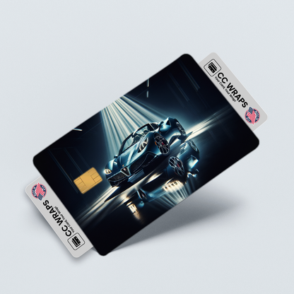 2PK Ferrari Portofino M In Blu Credit Card Skin – Vinyl Sticker Fits Debit Card