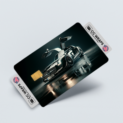 2PK Mercedesbenz Sls Amg Gullwing Credit Card Skin – Vinyl Sticker Fits Debit Card