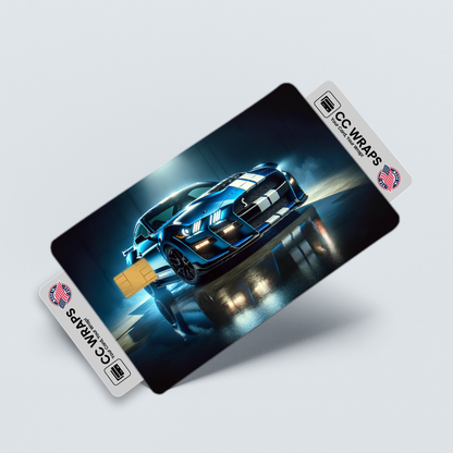 2PK Shelby Gt500 Mustang In Credit Card Skin – Vinyl Sticker Fits Debit Card