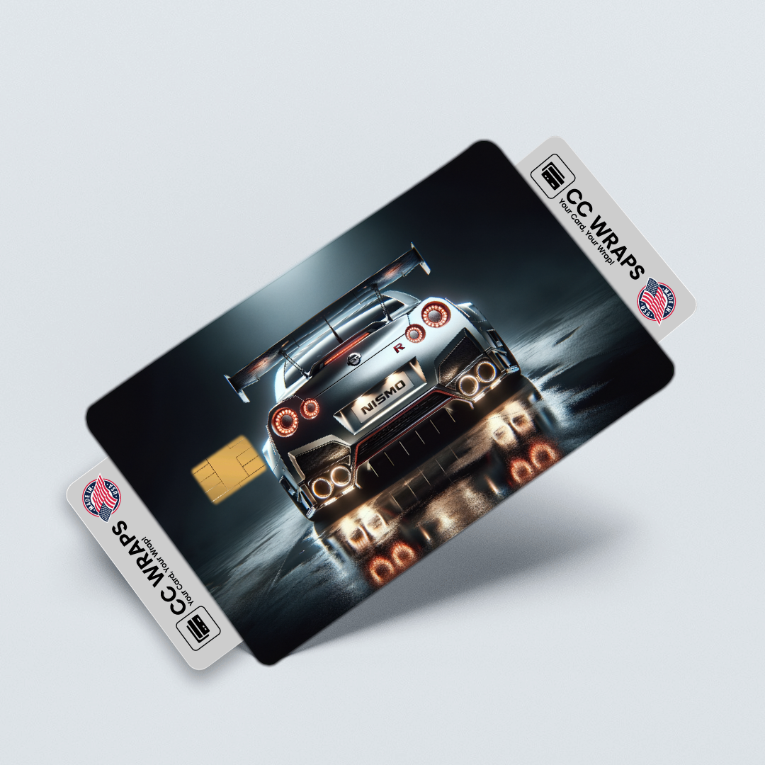 2PK Nissan Gtr Nismo In Ultimate Credit Card Skin – Vinyl Sticker Fits Debit Card