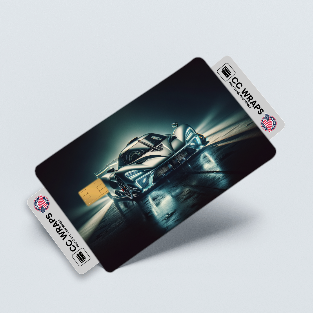 2PK Gma T50 In Sterling Silver Credit Card Skin – Vinyl Sticker Fits Debit Card