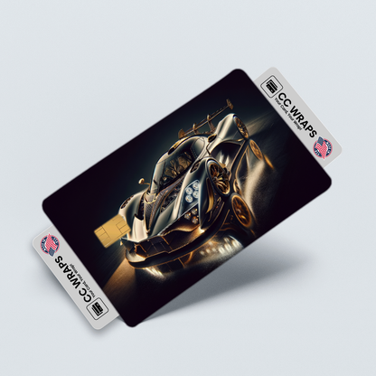 2PK W Motors Lykan Hypersport In Credit Card Skin – Vinyl Sticker Fits Debit Card