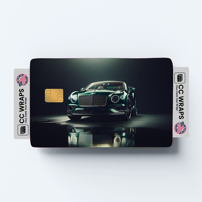 2PK Bentley Continental Gt In Credit Card Skin – Vinyl Sticker Fits Debit Card