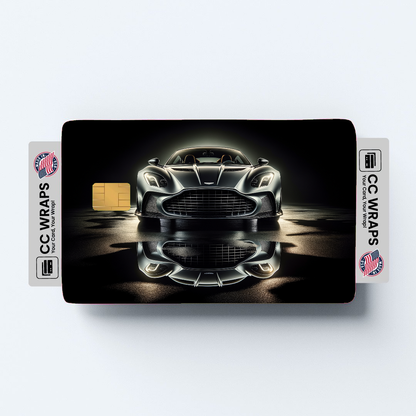 2PK Aston Martin One77 In Quantum Credit Card Skin – Vinyl Sticker Fits Debit Card
