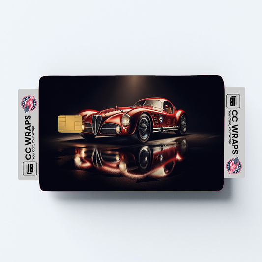 2PK Alfa Romeo 8c Competizione In Credit Card Skin – Vinyl Sticker Fits Debit Card