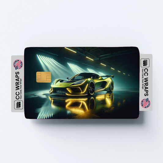 2PK Lotus Evija In Volt Credit Card Skin – Vinyl Sticker Fits Debit Card