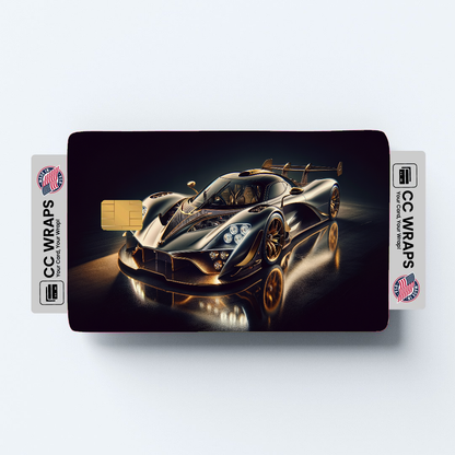 2PK W Motors Lykan Hypersport In Credit Card Skin – Vinyl Sticker Fits Debit Card