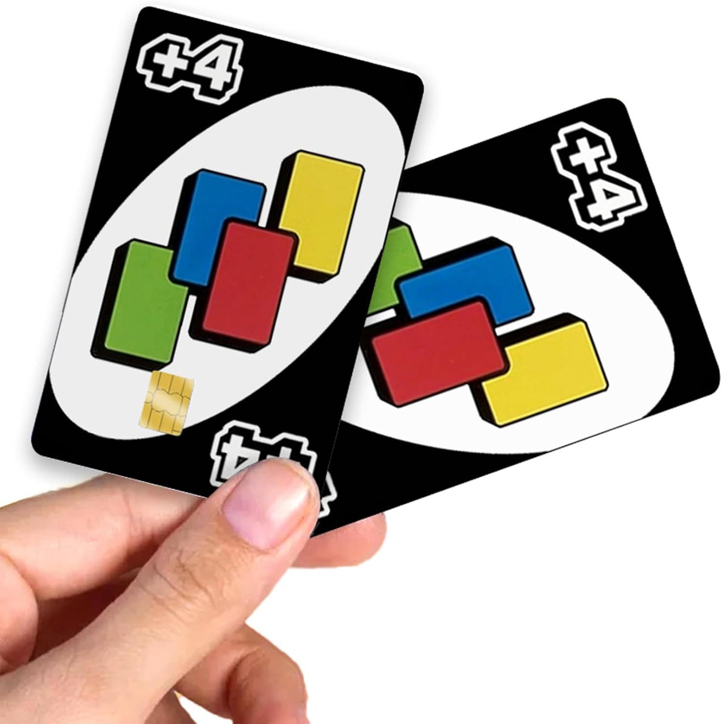 UNO Draw 4 Custom Vinyl Credit Card Sticker by CC Wraps