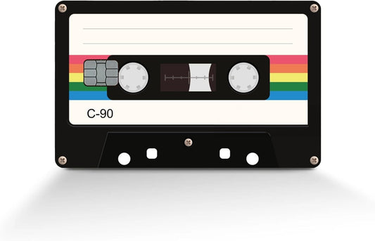 Cassette Tape Custom Vinyl Credit Card Sticker by CC Wraps
