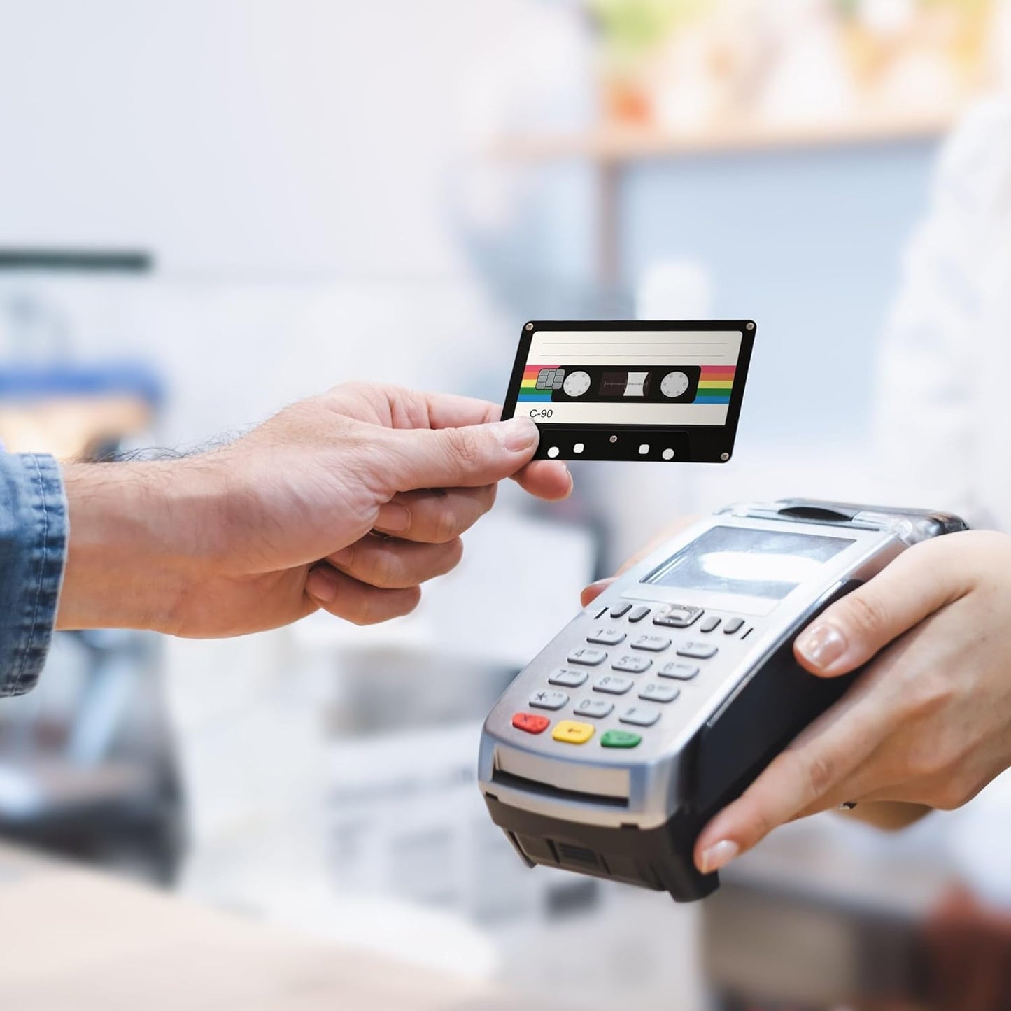 Cassette Tape Custom Vinyl Credit Card Sticker by CC Wraps