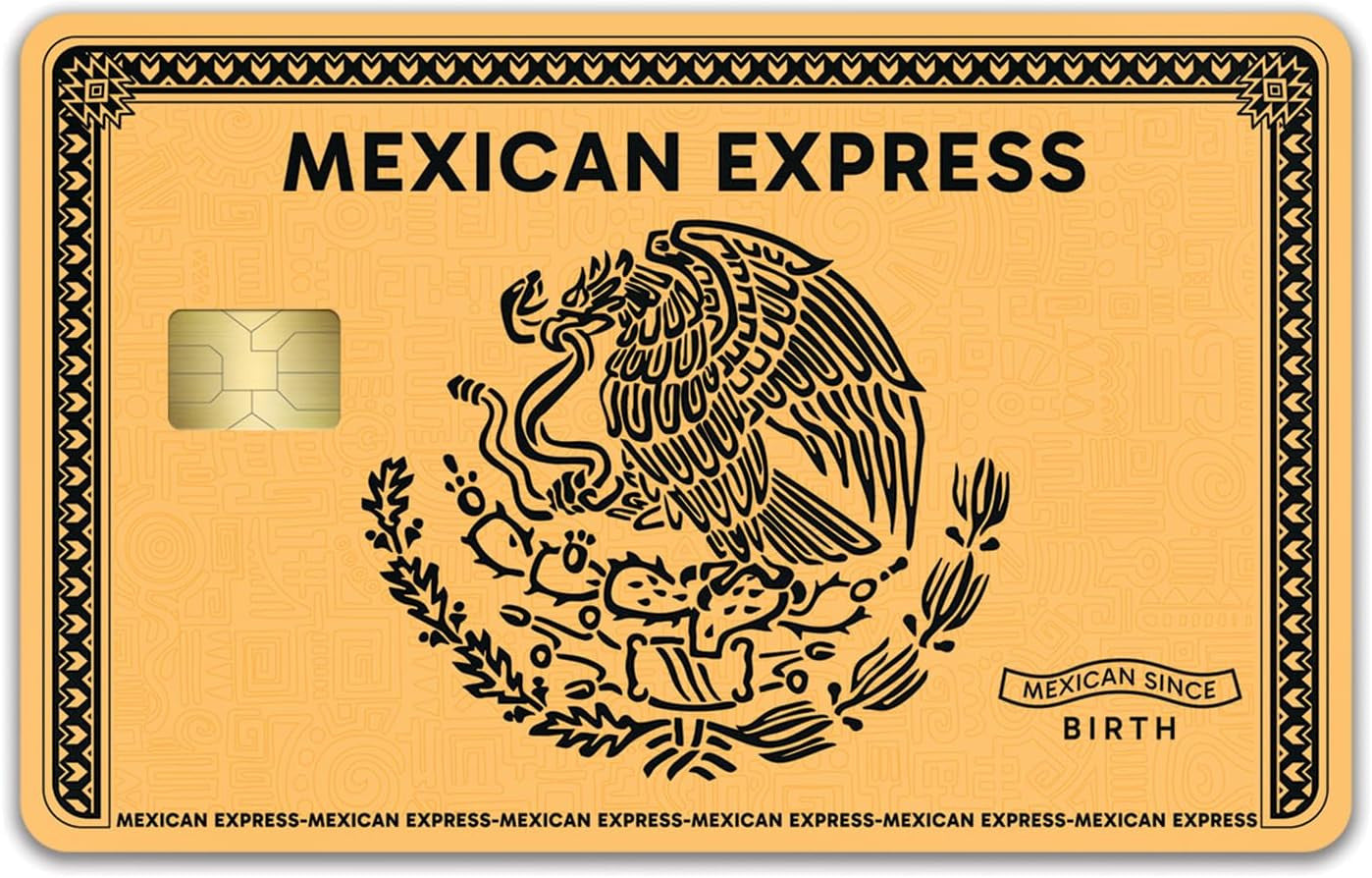 Mexican Express Combo 6-Pack Custom Vinyl Credit Card Sticker by CC Wraps