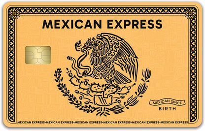 Mexican Express Combo 6-Pack Custom Vinyl Credit Card Sticker by CC Wraps