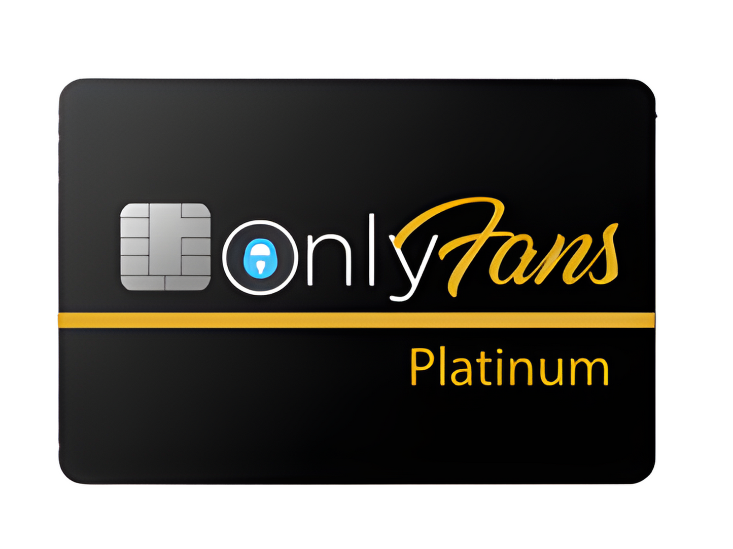 OnlyFans Platinum Fan Art Custom Vinyl Credit Card Sticker by CC Wraps