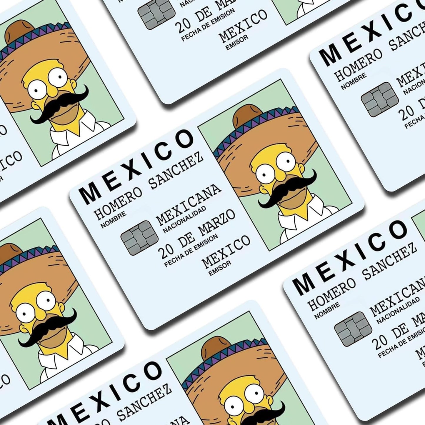 Homero Sanchez Custom Vinyl Credit Card Sticker by CC Wraps