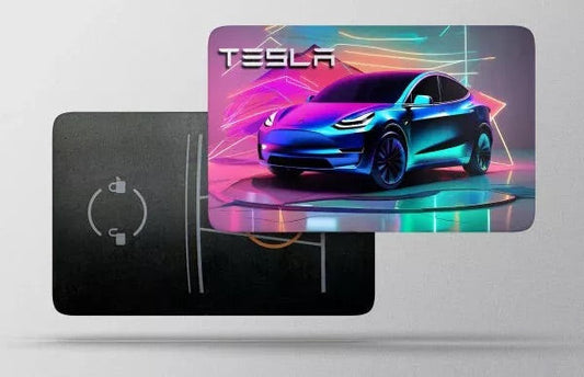 Tesla Key Card Model Y Custom Vinyl Credit Card Sticker by CC Wraps