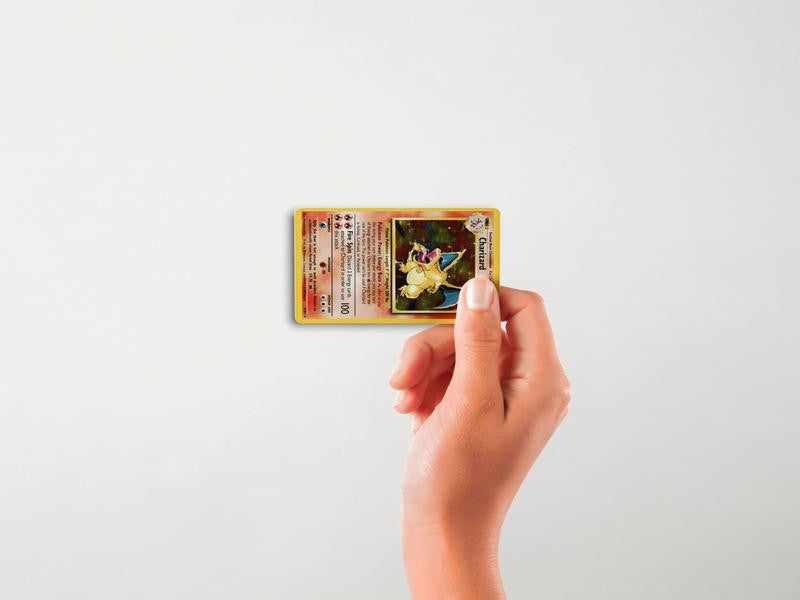 Pokemon Charizard Custom Vinyl Credit Card Sticker by CC Wraps