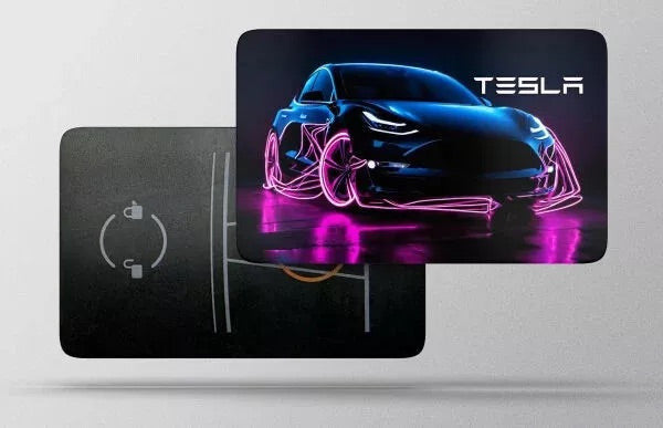 Tesla Key Card Model 3 Custom Vinyl Credit Card Sticker by CC Wraps