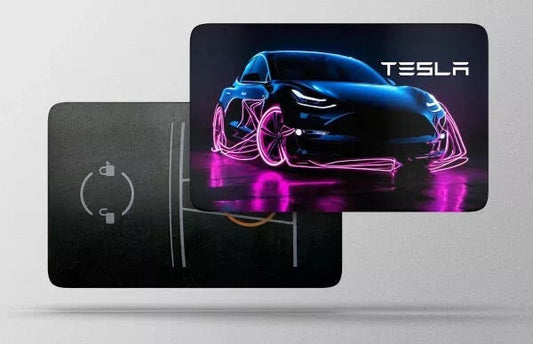 Tesla Key Card Model 3 Custom Vinyl Credit Card Sticker by CC Wraps