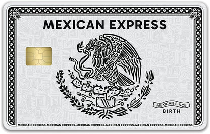 Mexican Express Combo 6-Pack Custom Vinyl Credit Card Sticker by CC Wraps