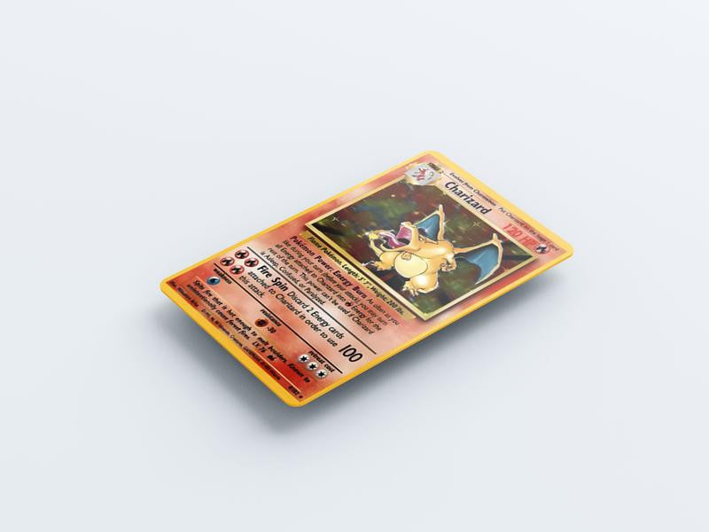 Pokemon Charizard Custom Vinyl Credit Card Sticker by CC Wraps