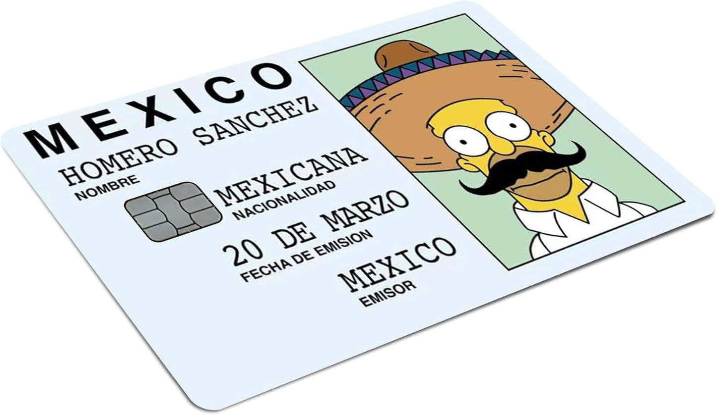 Homero Sanchez Custom Vinyl Credit Card Sticker by CC Wraps