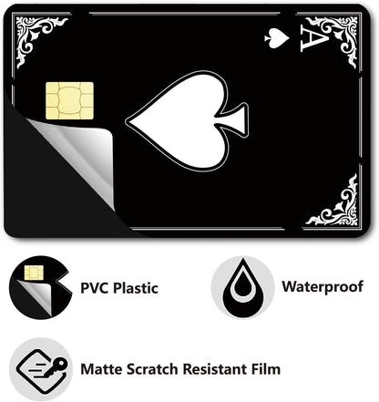 Ace of Speads Custom Vinyl Credit Card Sticker by CC Wraps