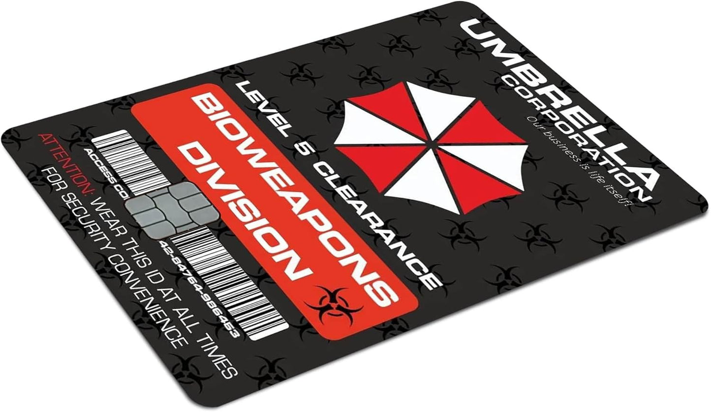 Umbrella Corporation BioHazard Custom Vinyl Credit Card Sticker by CC Wraps