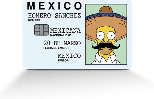 Homero Sanchez Custom Vinyl Credit Card Sticker by CC Wraps