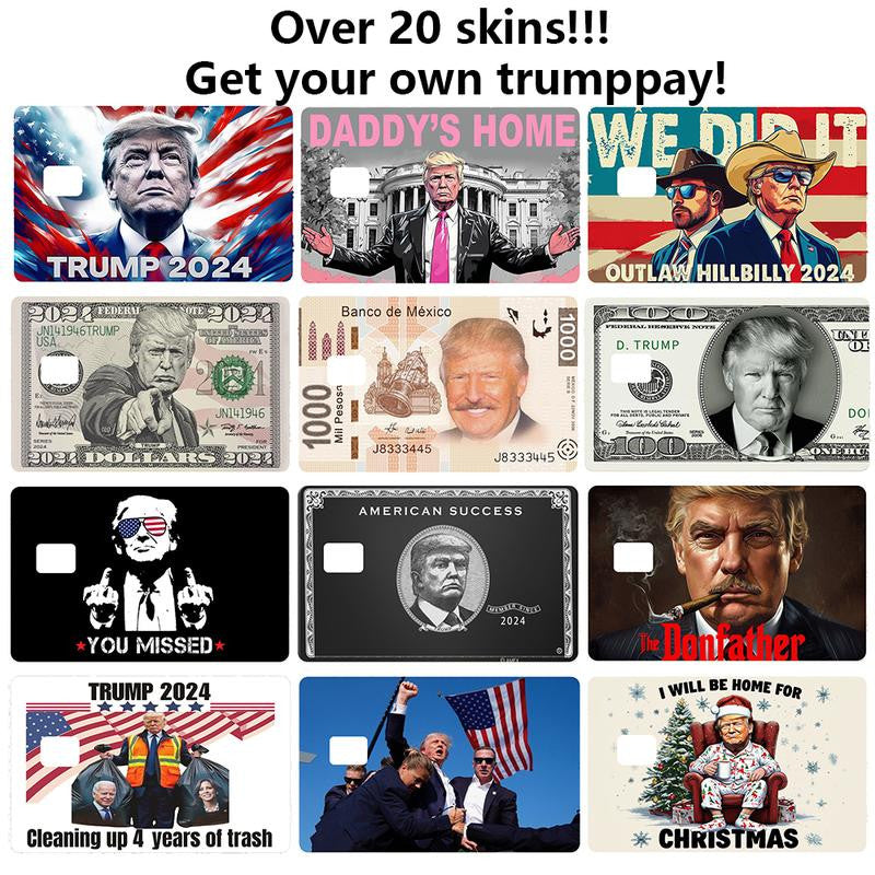 Trump 12 pack combo Credit Card Skin Stickers Skin Card Cover 12 Stickers
