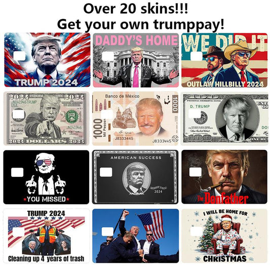 Trump 12 pack combo Credit Card Skin Stickers Skin Card Cover 12 Stickers
