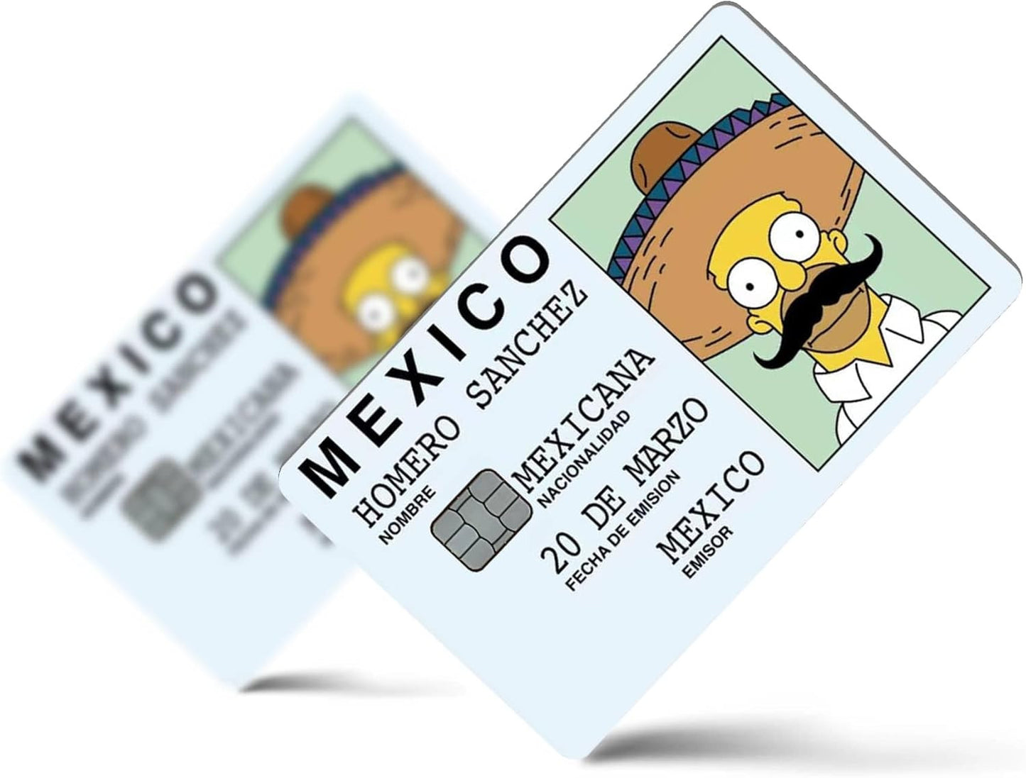 Homero Sanchez Custom Vinyl Credit Card Sticker by CC Wraps