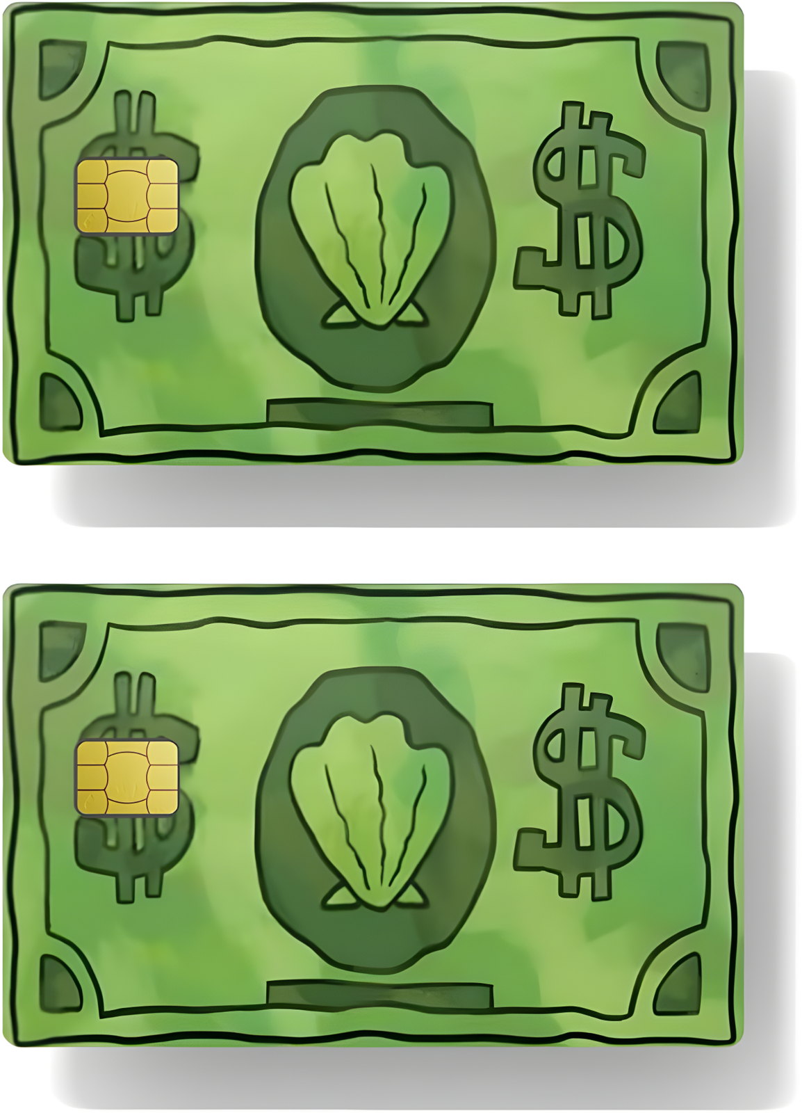 Sea Bucks Credit Card Sticker - Custom Vinyl Credit Card Skin