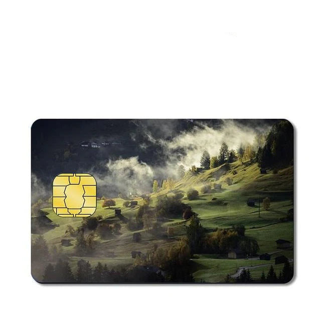 NATURE Custom Vinyl Credit Card Sticker by CC Wraps